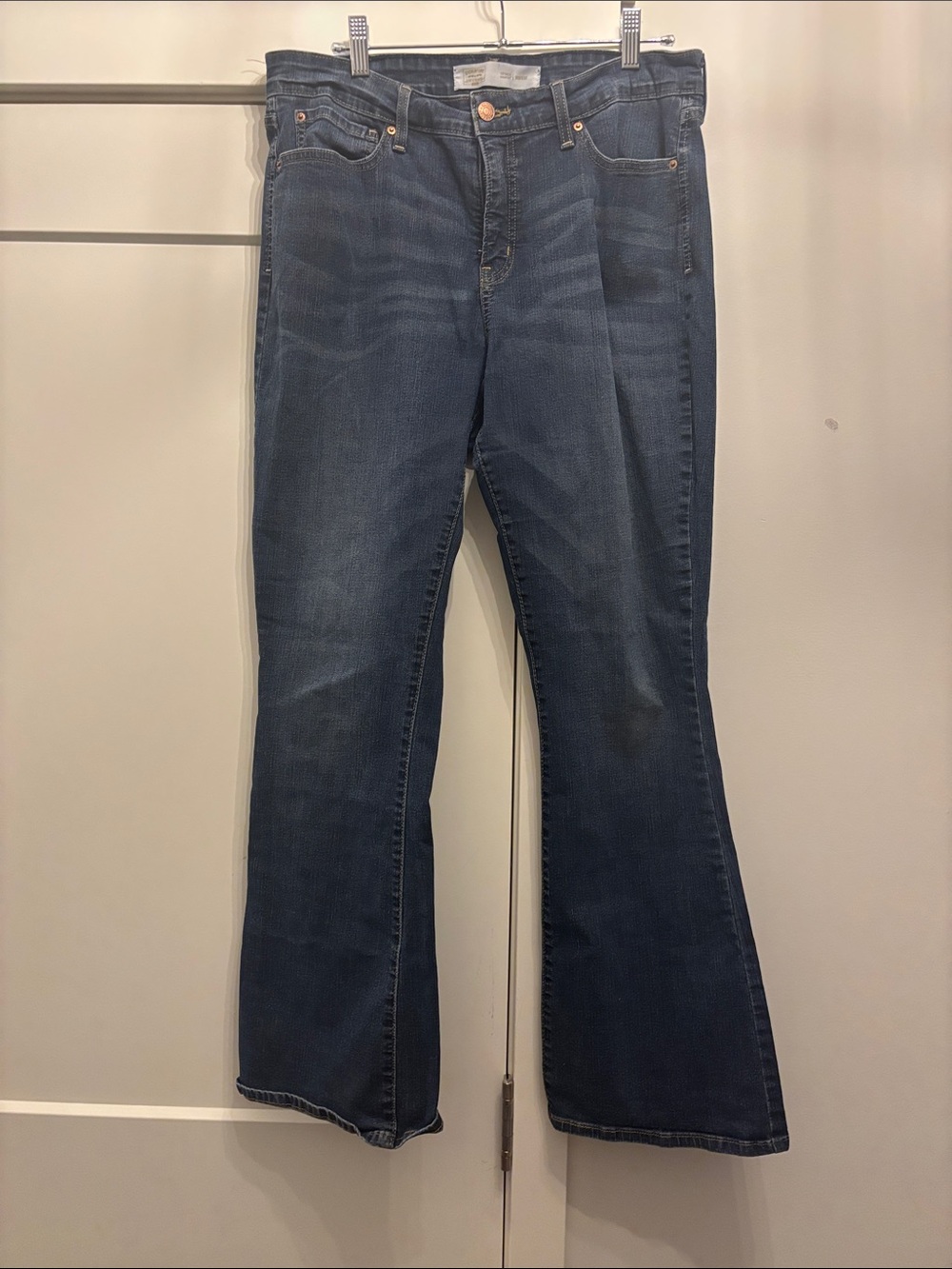 Signature by Levi Strauss Dark Blue Flare Jeans